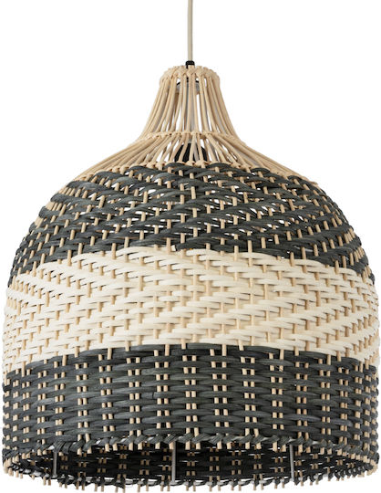 GloboStar Barbados Ceiling Light Beige Boho Grid with E27 Socket 40x40x45cm