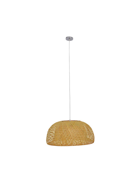GloboStar Bermuda Pendant Light Brown with Socket E27 60x29cm