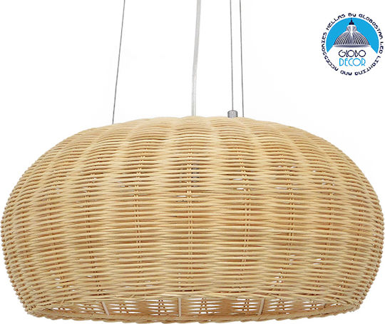 GloboStar De La Mer Lumini Suspendate Maro Boem Cu Pantaloni Evazati Cu Bază De Bec E27 45x45x24cm