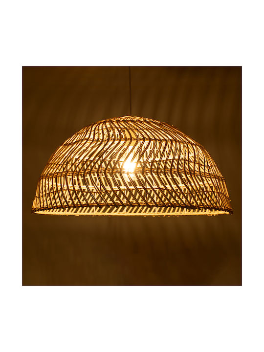 GloboStar Canary Ceiling Light Beige Boho Bell with E27 Socket 60x60x29cm