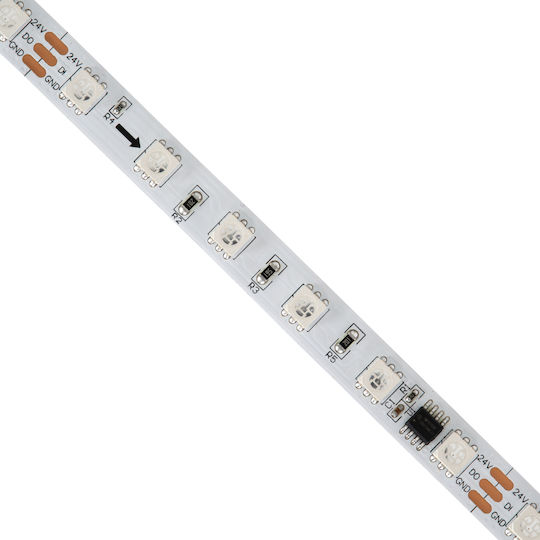GloboStar Ταινία LED 24V RGB Φως 5m Τύπου SMD5050