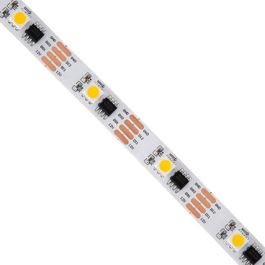 GloboStar LED Strip 12V Warm White Light 5m Type SMD5050
