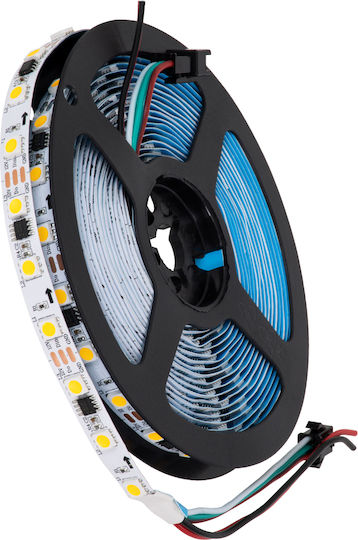 GloboStar Ταινία LED 12V Θερμό Λευκό Φως 5m Τύπου SMD5050
