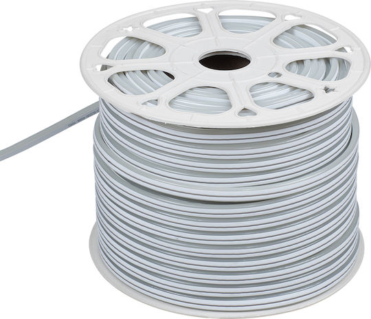GloboStar Αδιάβροχη Ταινία LED Double-Sided 220V Θερμό Λευκό Φως 1m Neon Flex
