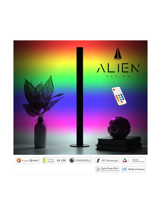 GloboStar Διακοσμητικό Φωτιστικό Alien Diva LED RGB Μπάρα 50εκ.