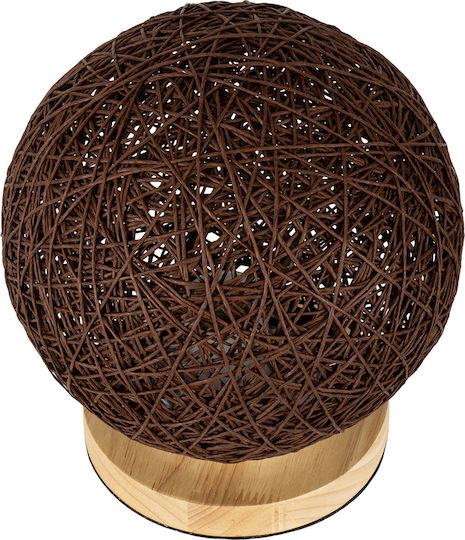 GloboStar Weston Decorative Lamp with Socket for Bulb E27 Brown