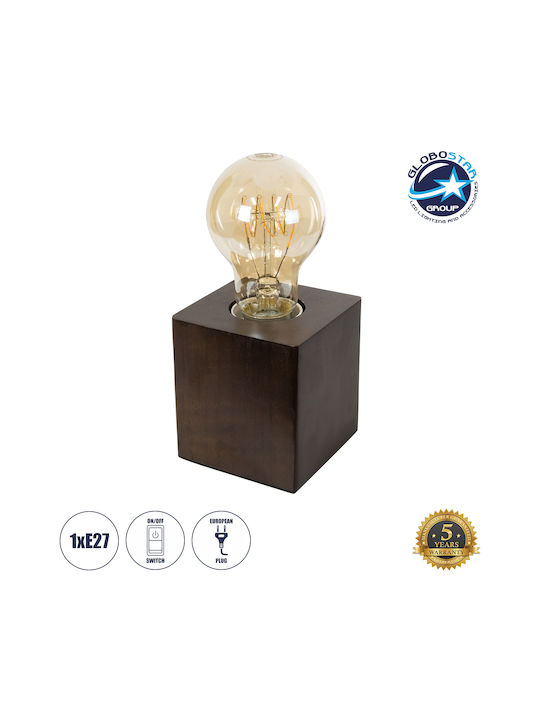 GloboStar Διακοσμητικό Φωτιστικό Cube E27 8x8x8εκ.
