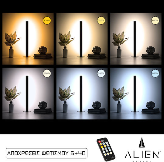GloboStar Alien Diva Dekorative Lampe Bar Schwarz