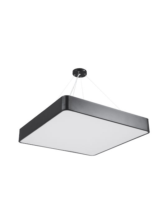 GloboStar Kamala Deckenleuchte 60cm Schwarz mit Integrierter LED und Fernbedienung