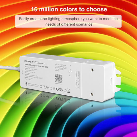 GloboStar Безжичен RGB контролер RF 71439
