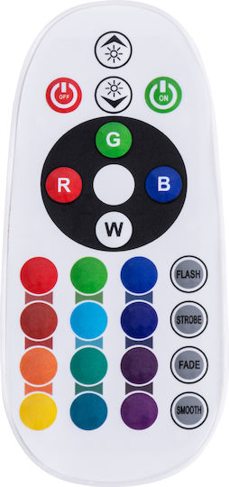 GloboStar Ασύρματο RGB Controller IR με Τηλεχειριστήριο Χειρός 70645