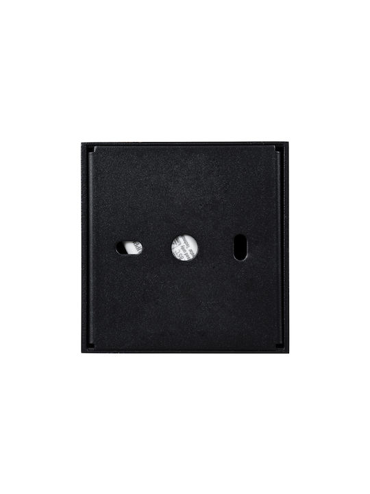 GloboStar Luminar Superior LED Alb Natural Spot cu 4 Lumini în Culoare Negru