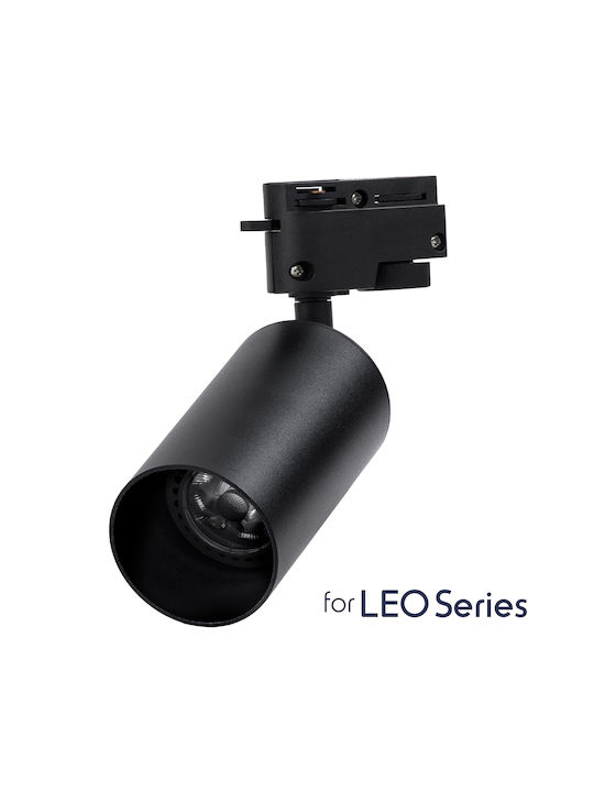 GloboStar Leo Single Spot with Socket GU10 in Black Color