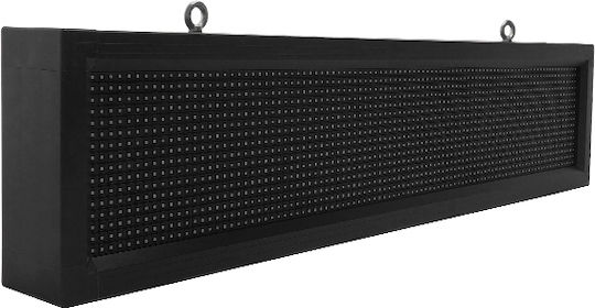 GloboStar Rolling LED Sign One - Sided Waterproof 104x24cm Red