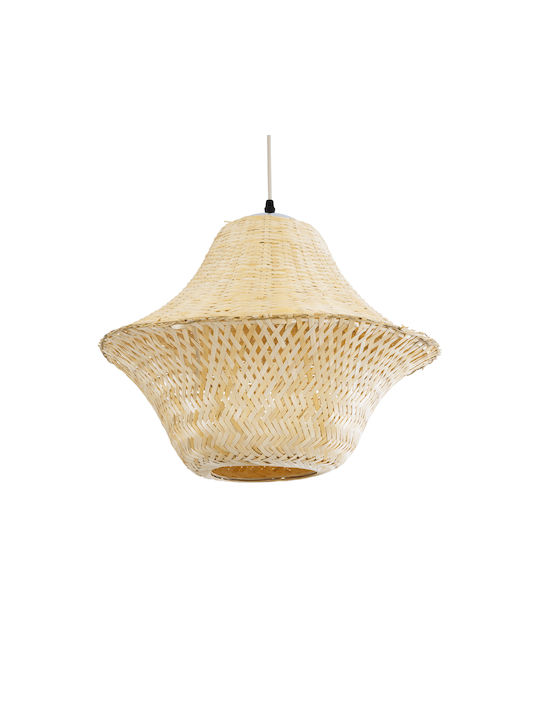 GloboStar Juniper Deckenleuchte Beige Boho Raster mit Lampenbirnensockel E27 45x45x40cm