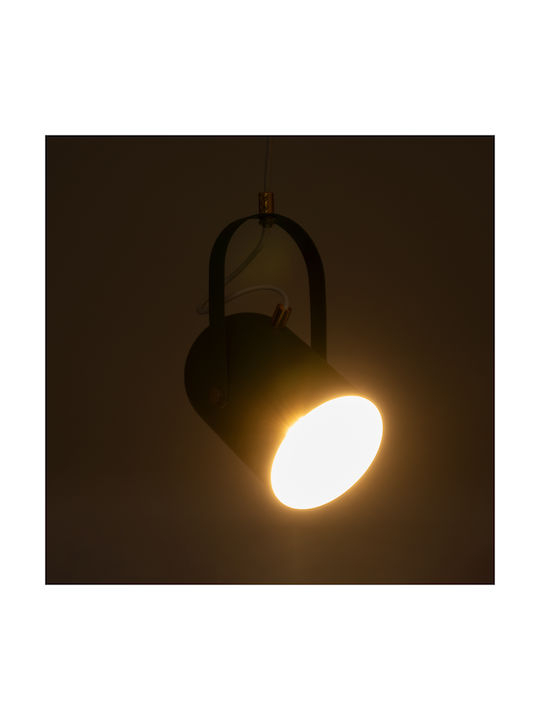GloboStar Hazel Pendant Light Green with Socket E27 12x18x27cm