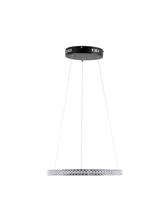 GloboStar Diamond Pendant Light Black 46x46cm