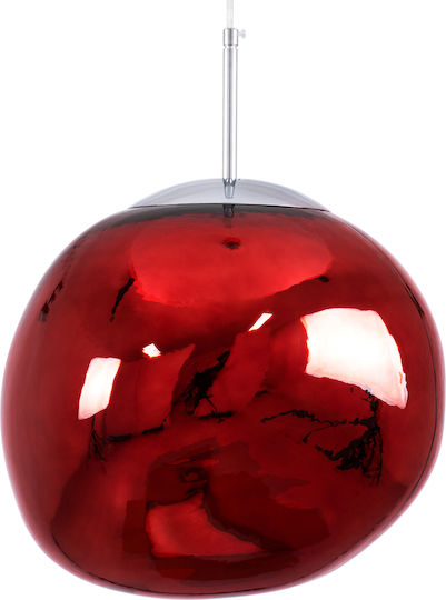 GloboStar Dixar Pendant Light Red Ball with Socket E27 41x41x45cm