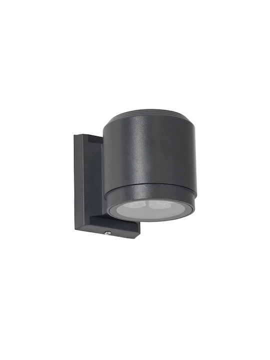 GloboStar Wall-Mounted Outdoor Spot LED IP67 12W with Warm White Light Double Beam