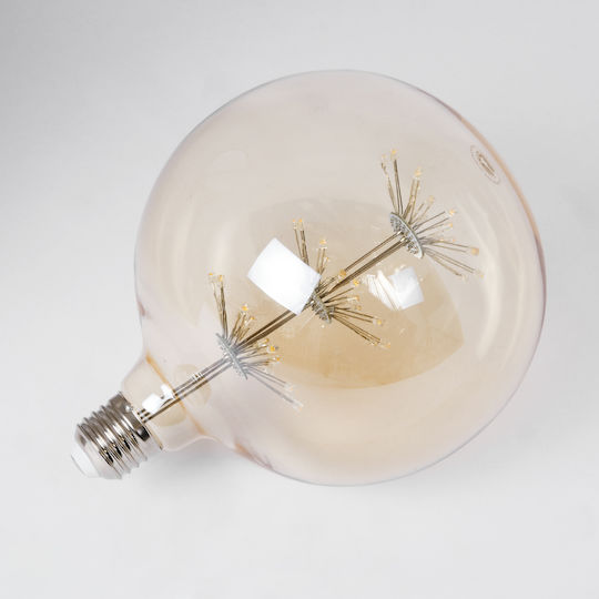 GloboStar LED Bulb 3W 195mm for Socket E27 Warm White 300lm