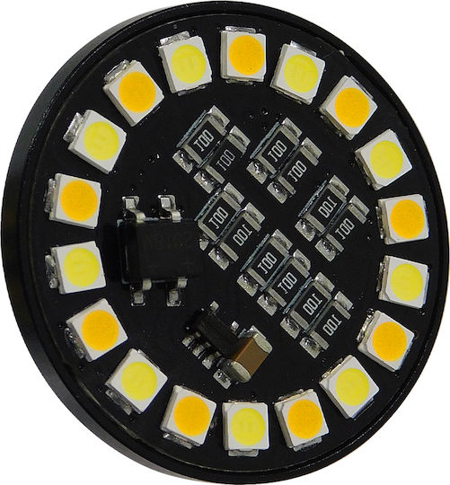 GloboStar LED-Lampe 5W für Fassung G4 Warmes Weiß 600lm Dimmbar