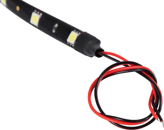 GloboStar Waterproof LED Strip 12V Cold White Light 0.3m Type SMD5050