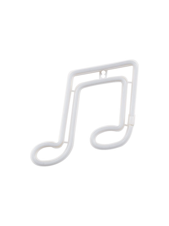 GloboStar Music Note Dekorative Lampe Abbildung Rot