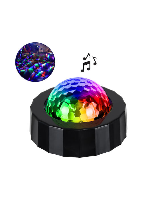 GloboStar Διακοσμητικό Φωτιστικό LED RGB Party Light 7.5x7.5x4.5εκ.