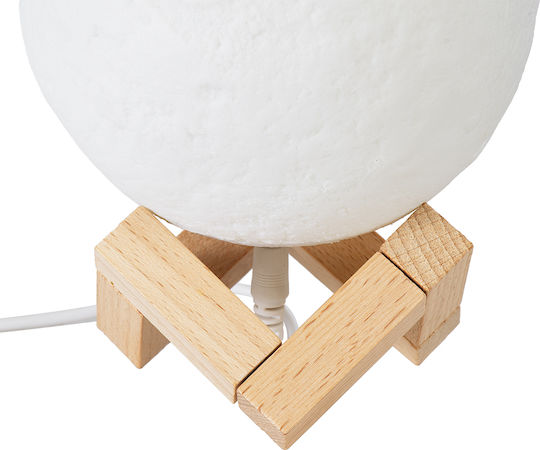 GloboStar Διακοσμητικό Φωτιστικό Moon LED RGBW Moon Light 12x12x15εκ.