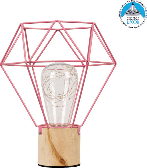 GloboStar Antler Decorative Lamp Pink