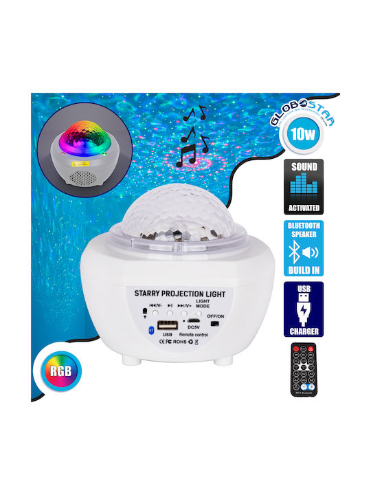 GloboStar Bluetooth/WiFi Dekorative Lampe Weiß