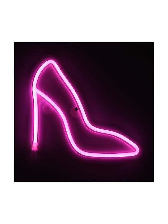 GloboStar Women Shoes Dekorative Lampe Abbildung Rosa
