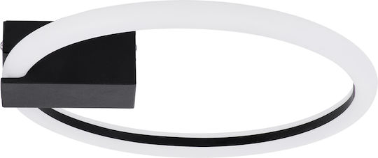 GloboStar Cinderella Deckenleuchte montieren 28cm Schwarz mit Integrierte LED