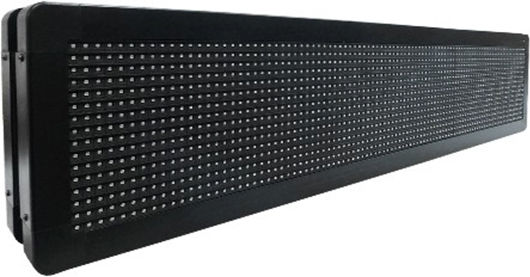 GloboStar Scrolling Double Sided Waterproof LED Sign 104x20cm Red