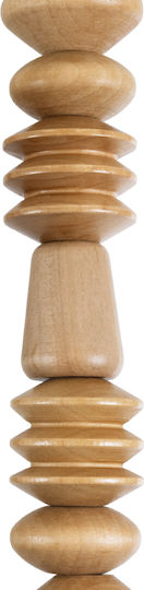 GloboStar Beads Pendant Ceiling Light Beige with E27 Socket 5x5x33cm