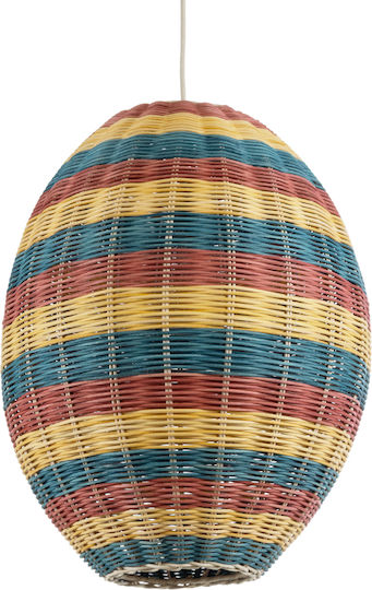 GloboStar Caballeros Висящо Таванно Осветително Тяло Bulb Бохо Мрежа с Цокъл E27 40x50x50см