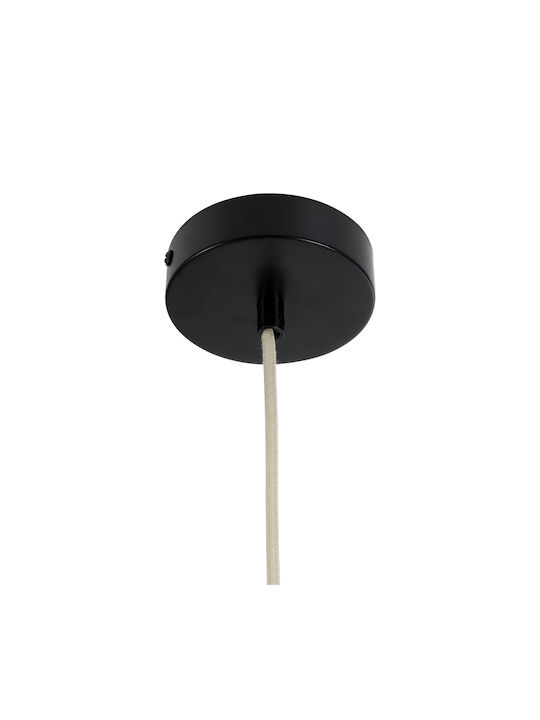 GloboStar Beads Pendant Light Beige with Socket E27 5cm