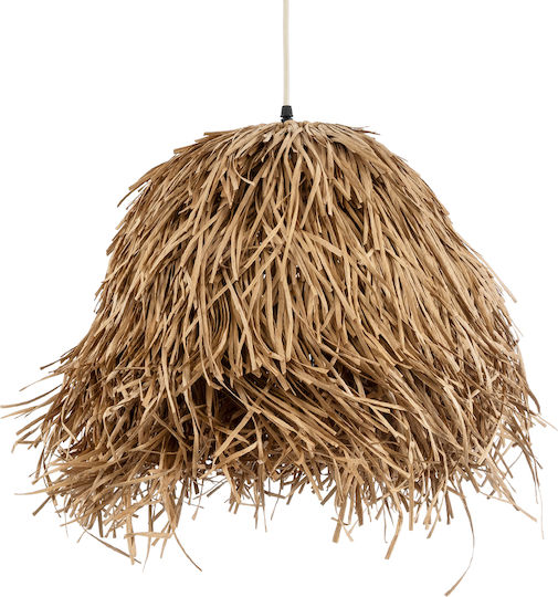 GloboStar Guadeloupe Κρεμαστό Φωτιστικό Bulb Boho Πλέγμα με Ντουί E27 50x50x40εκ.