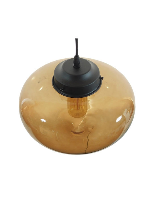 GloboStar Pomegranate Ceiling Light Honey Ball with E27 Socket 26x20x20cm