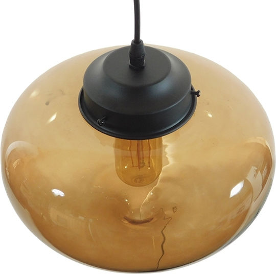 GloboStar Pomegranate Ceiling Light Honey Ball with E27 Socket 26x20x20cm