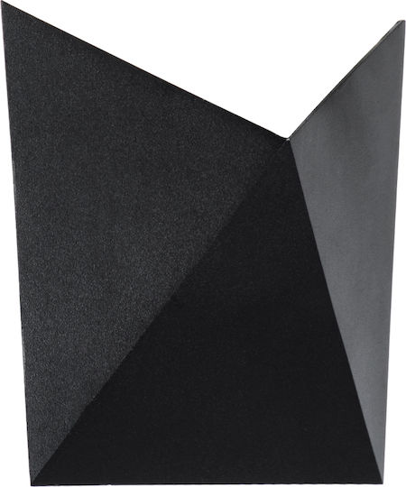 GloboStar Stealth Wall-Mounted Outdoor Ceiling Lamp LED IP65 10W with Natural White Light 17x7.5x17cm