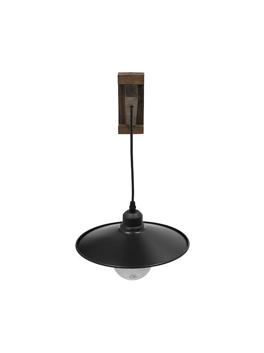 GloboStar Jonas Vintage Φωτιστικό Τοίχου με Ντουί E27 Καφέ 26x50x50εκ.