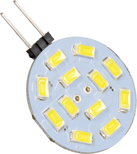 GloboStar LED Bulb 4.5W for Socket G4 Cool White 450lm Dimmable