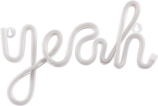 GloboStar Neon Διακοσμητικό Φωτιστικό Yeah LED