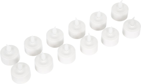 GloboStar Dekorative Lampe Wachs-Politur Weiß