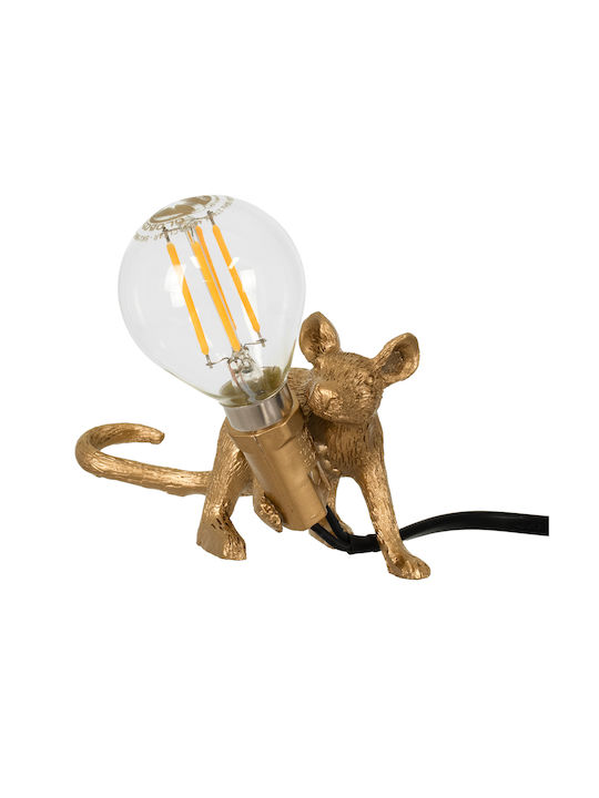 GloboStar Διακοσμητικό Φωτιστικό Mouse E12 Φιγούρα 13x4x7εκ.