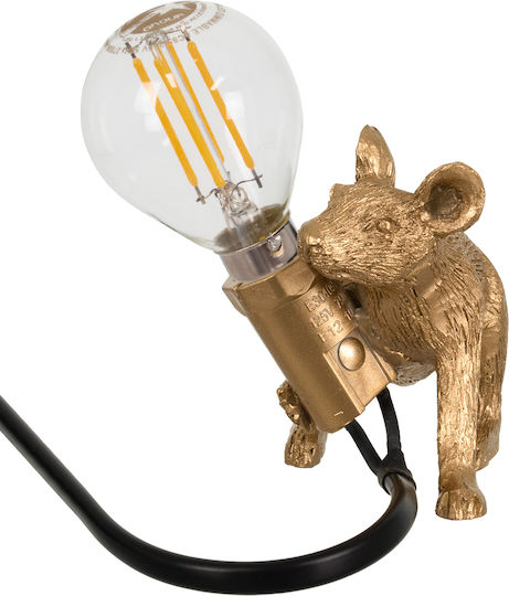 GloboStar Διακοσμητικό Φωτιστικό Mouse E12 Φιγούρα 13x4x7εκ.
