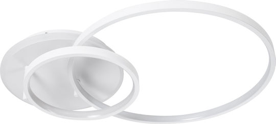 GloboStar Nemesis Plafonieră de Tavan 25buc Albă cu LED Integrat și Telecomandă