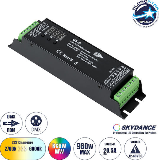 GloboStar Skydance Wireless Dimmer Wi-Fi with Remote Control 71445