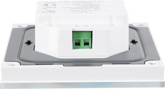 GloboStar Skydance Wall Mounted Dimmer Switch with LED Touch Frame